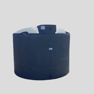 The image depicts a 1,500 gallon vertical water storage tank measuring 86 inches in diameter and 70 inches in height.