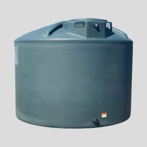 The image shows a vertical water storage tank with straight walls.
